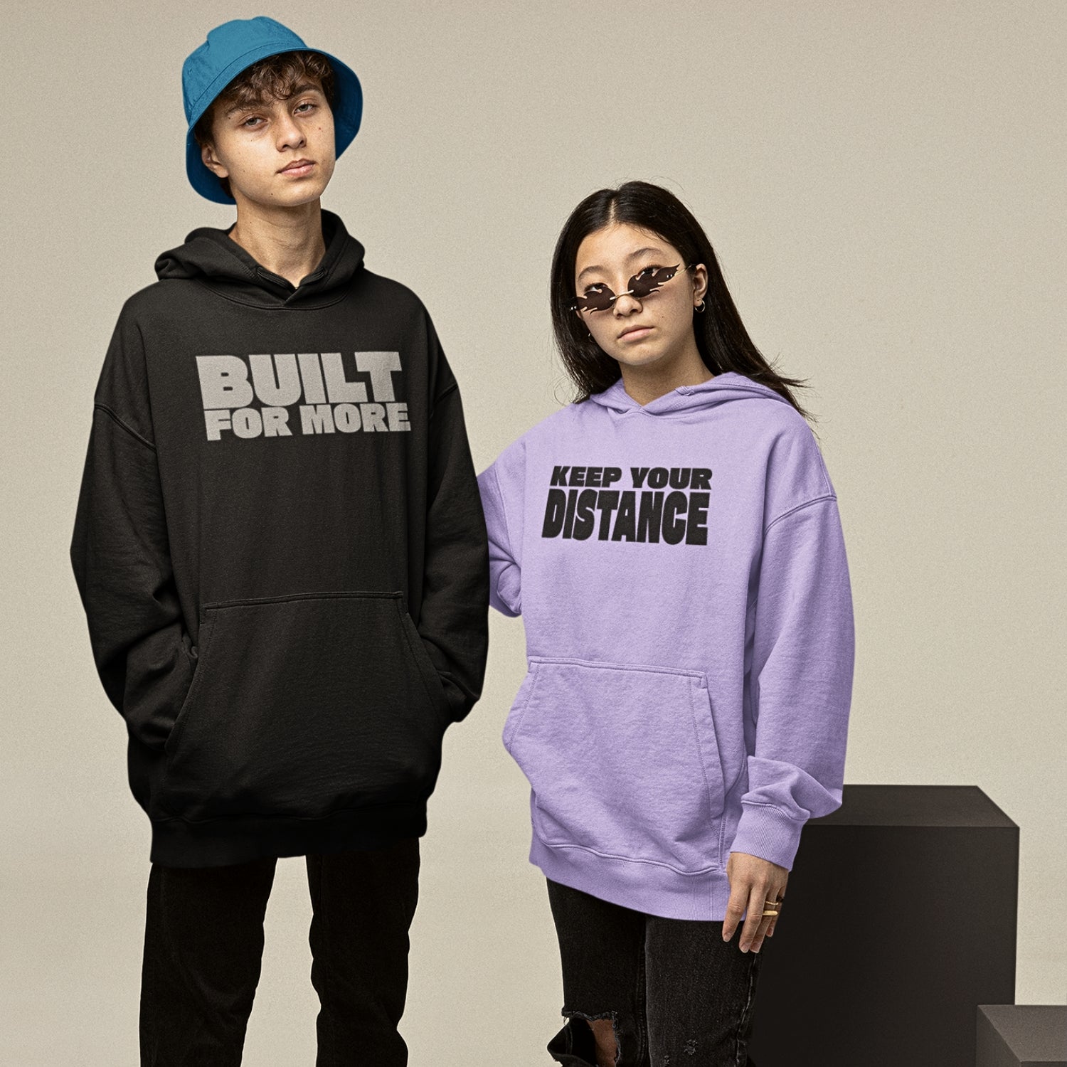 RAISED EDIT – PUFF PRINT HOODIES