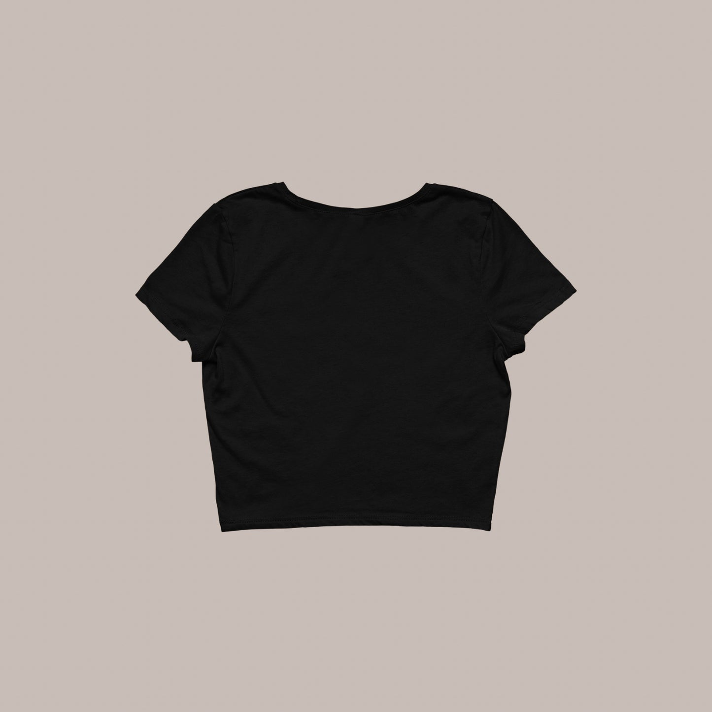 Soft but Unbothered (Embroidery Baby Tee) (240 GSM premium) (BLACK)