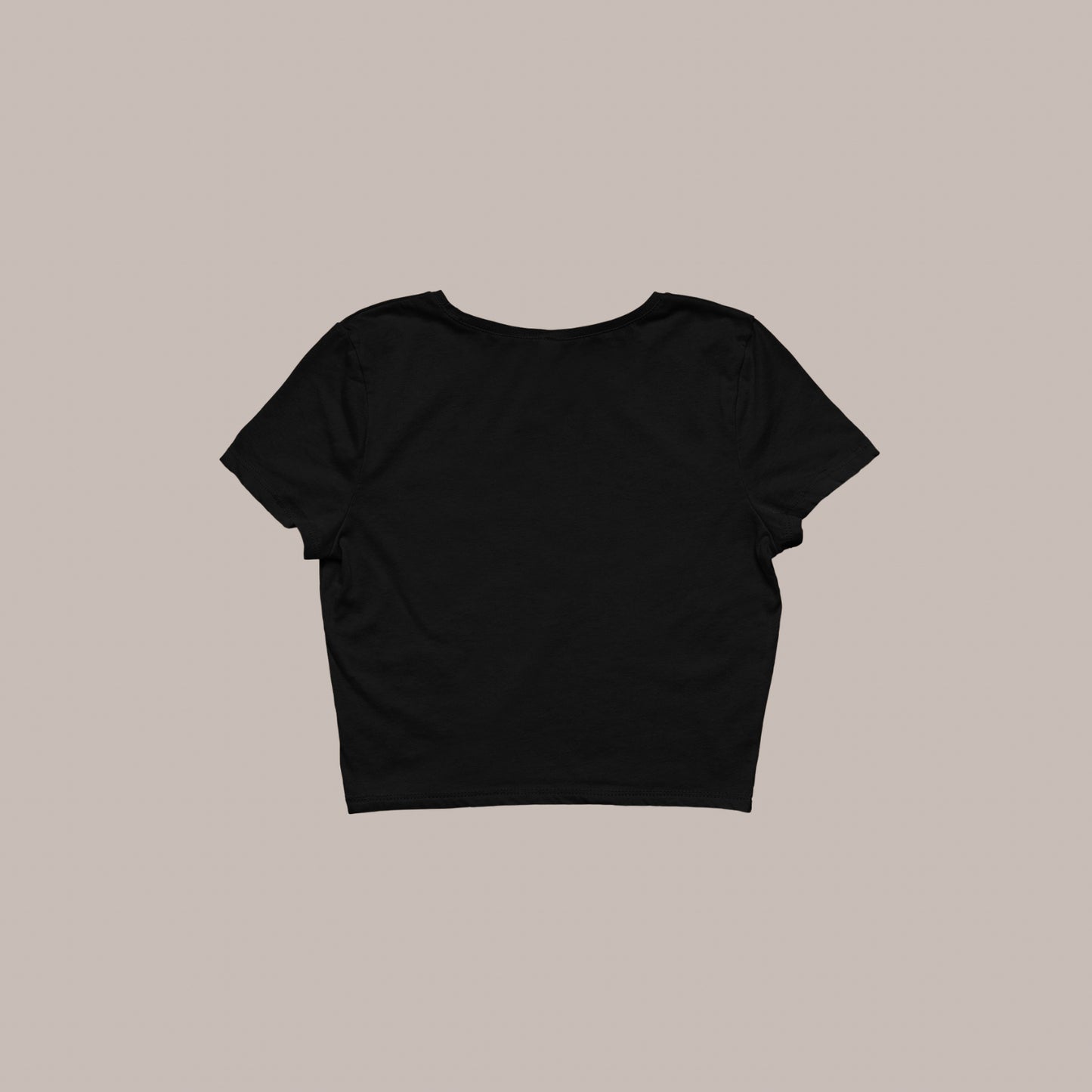 Soft but Strong – Embroidery Baby Tee (240 GSM premium) (BLACK)