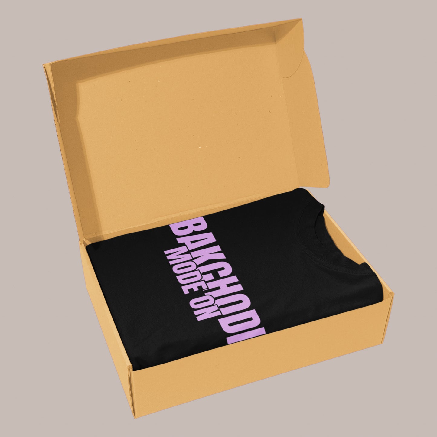 BAKCHODI MODE ON – Oversized Tee 240 GSM (BLACK)