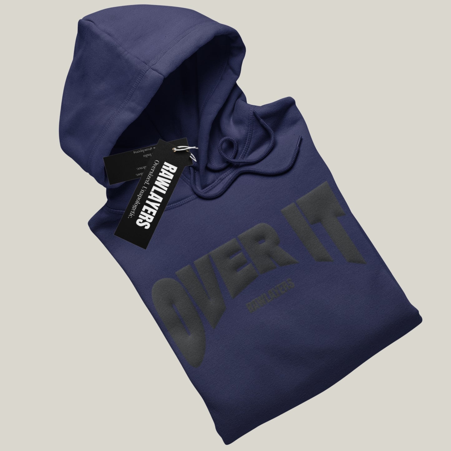 OVER IT.® Oversized Hoodie-NAVY BLUE