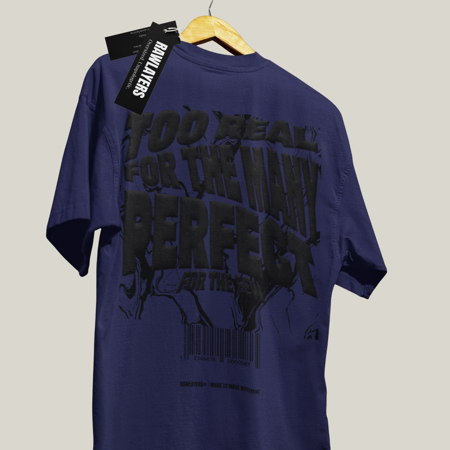 NOT FOR EVERYONE® Oversized T-Shirt-ROYAL BLUE