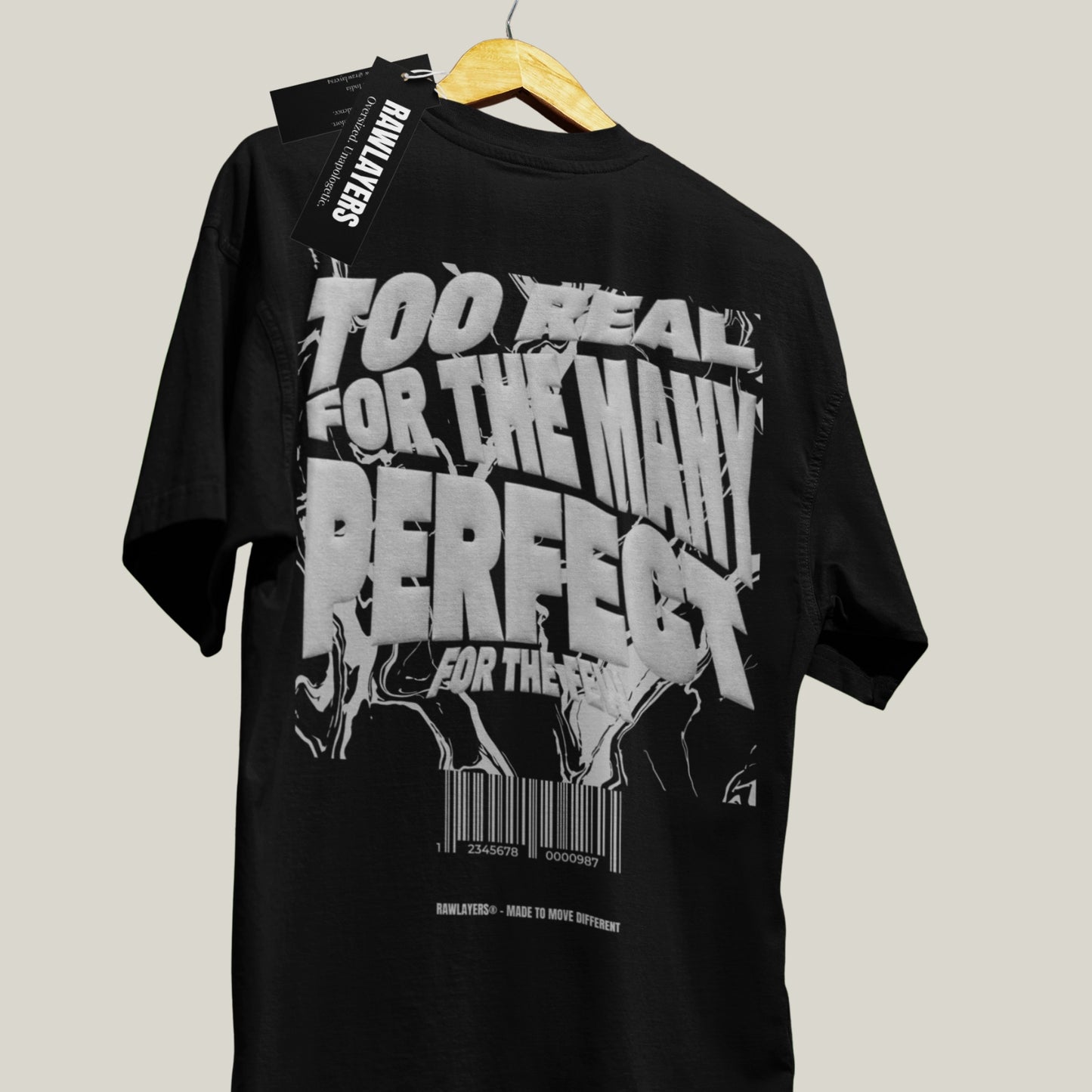 NOT FOR EVERYONE® Oversized T-Shirt-BLACK