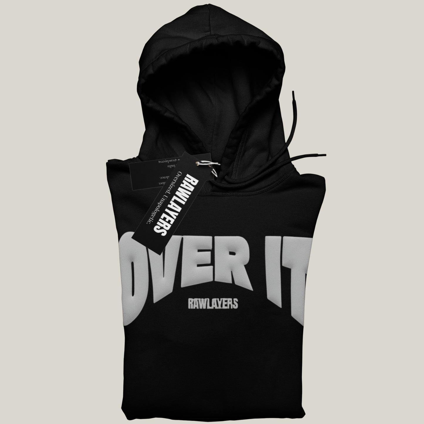 OVER IT.® Oversized Hoodie-BLACK
