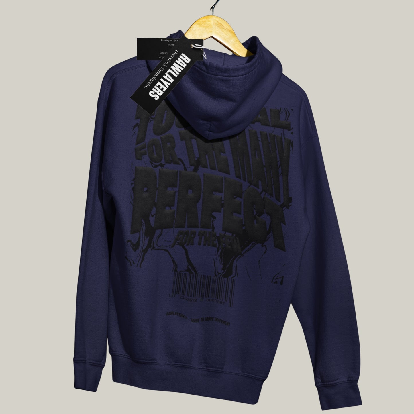 NOT FOR EVERYONE – Oversized Hoodie-NAVY BLUE