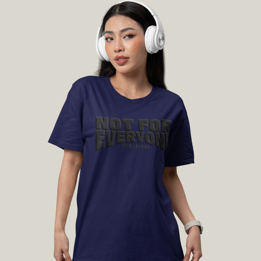 NOT FOR EVERYONE® Oversized T-Shirt-ROYAL BLUE