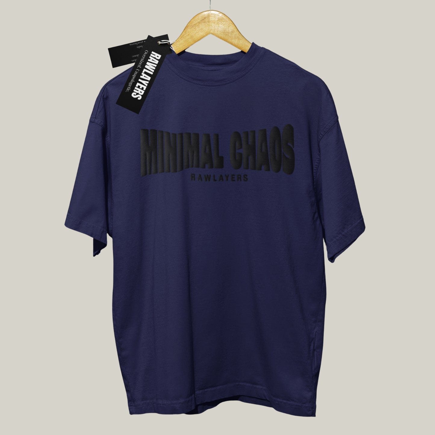 MINIMAL CHAOS® Oversized T-Shirt-ROYAL BLUE
