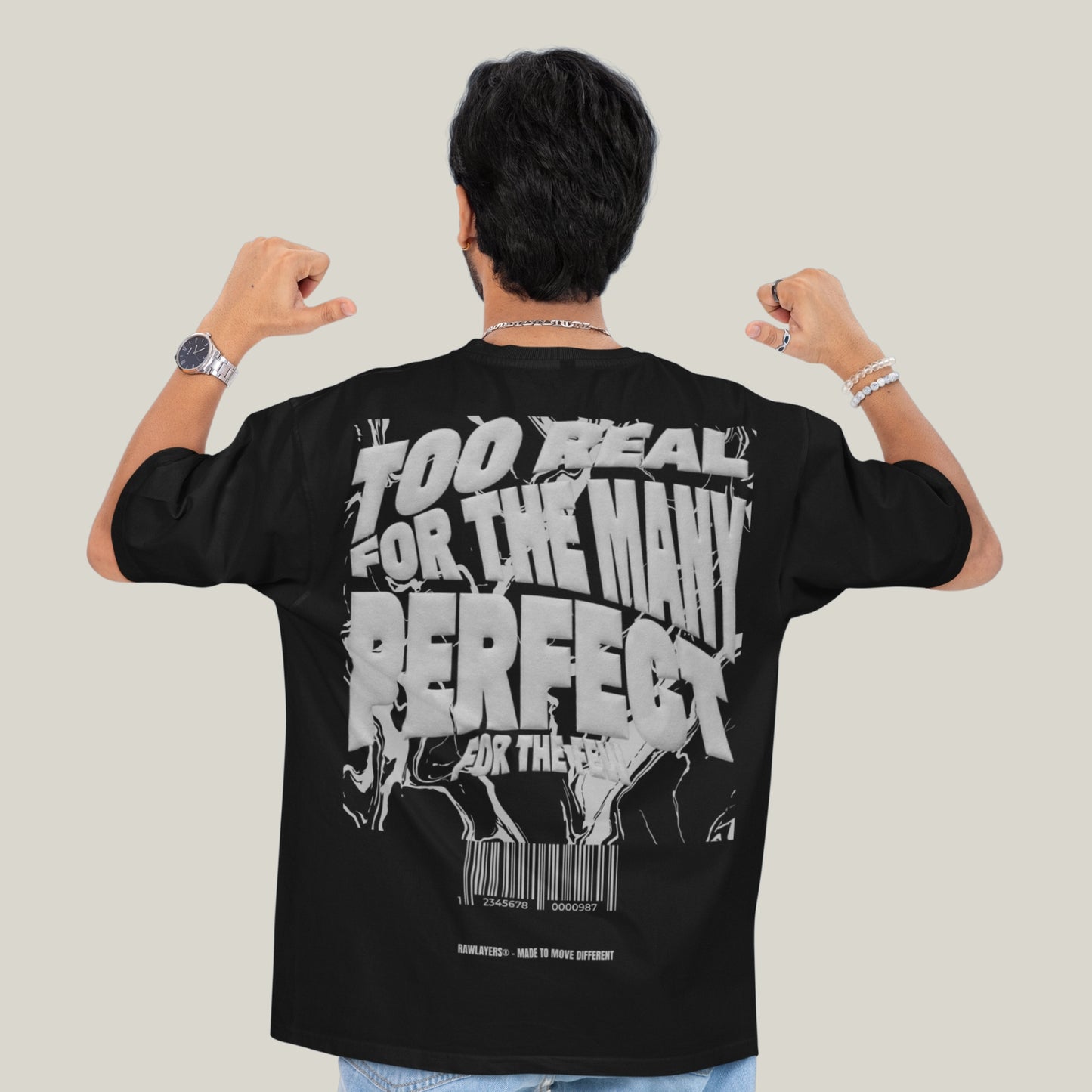 NOT FOR EVERYONE® Oversized T-Shirt-BLACK