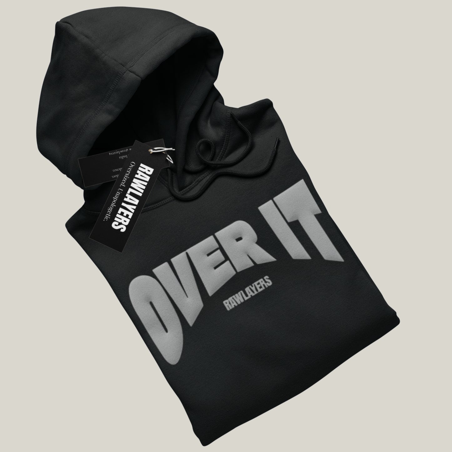 OVER IT.® Oversized Hoodie-BLACK