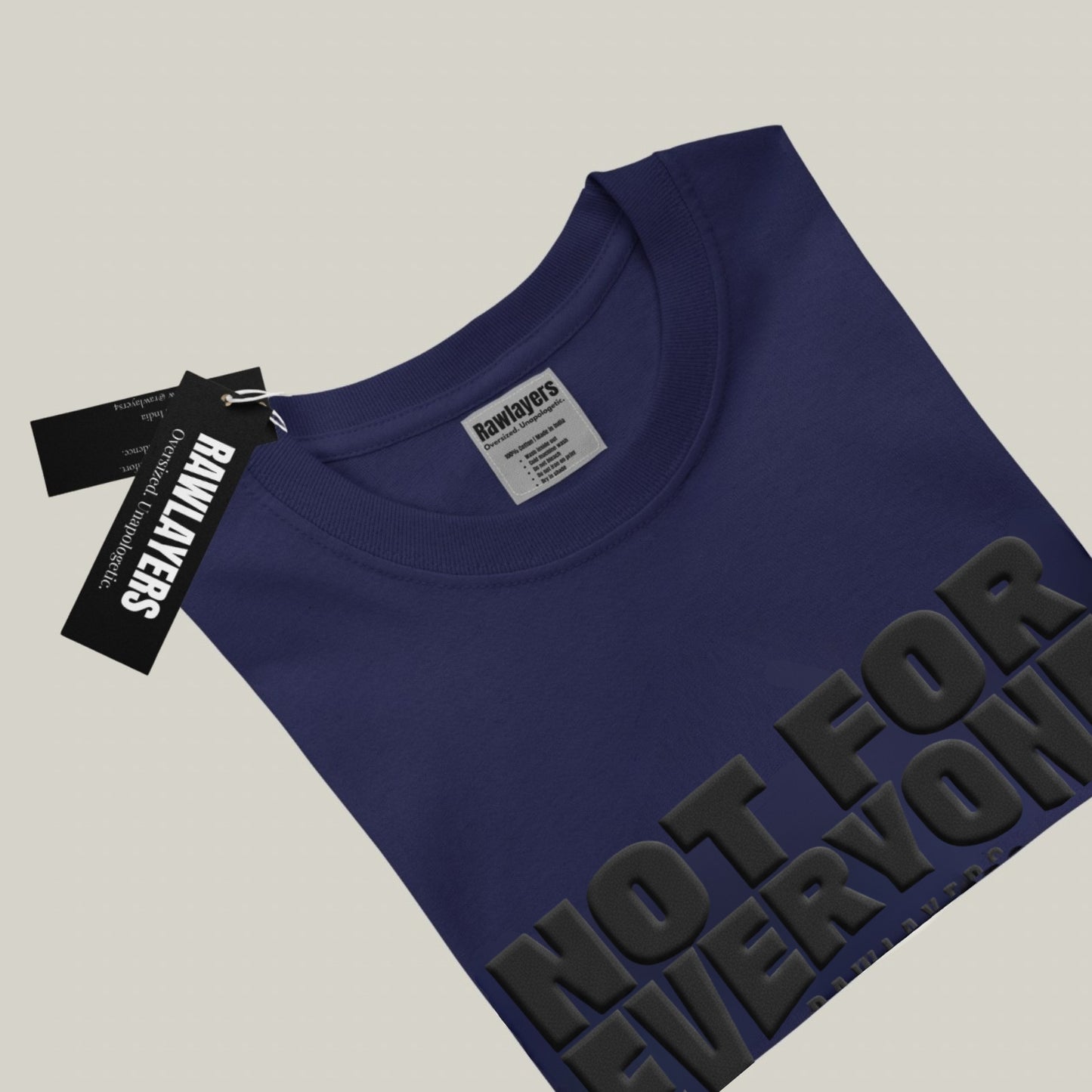 NOT FOR EVERYONE® Oversized T-Shirt-ROYAL BLUE