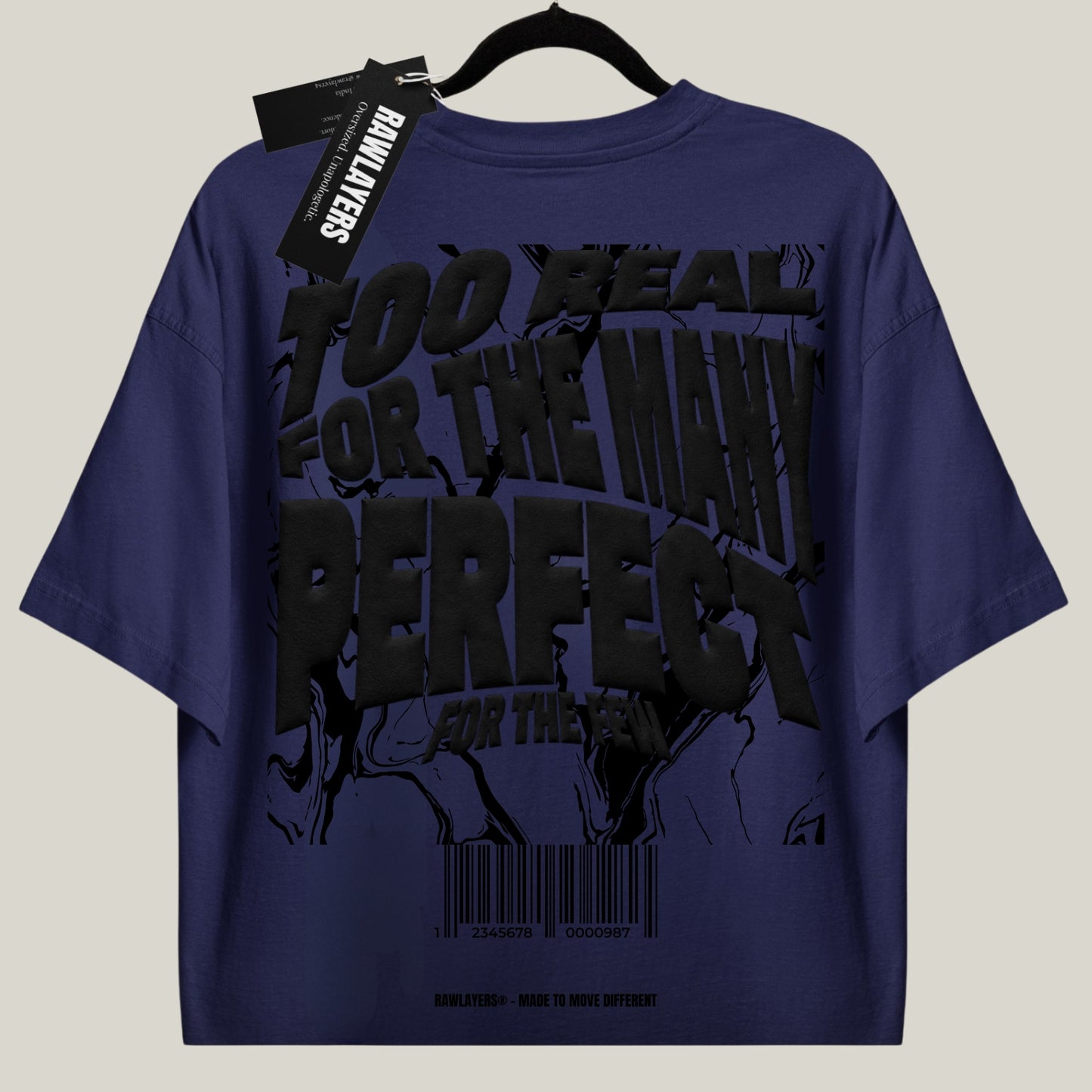 NOT FOR EVERYONE® Oversized T-Shirt-ROYAL BLUE