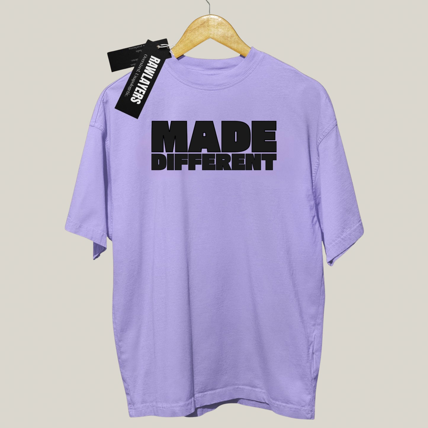 MADE DIFFERENT – Oversized T-shirt-Lavender