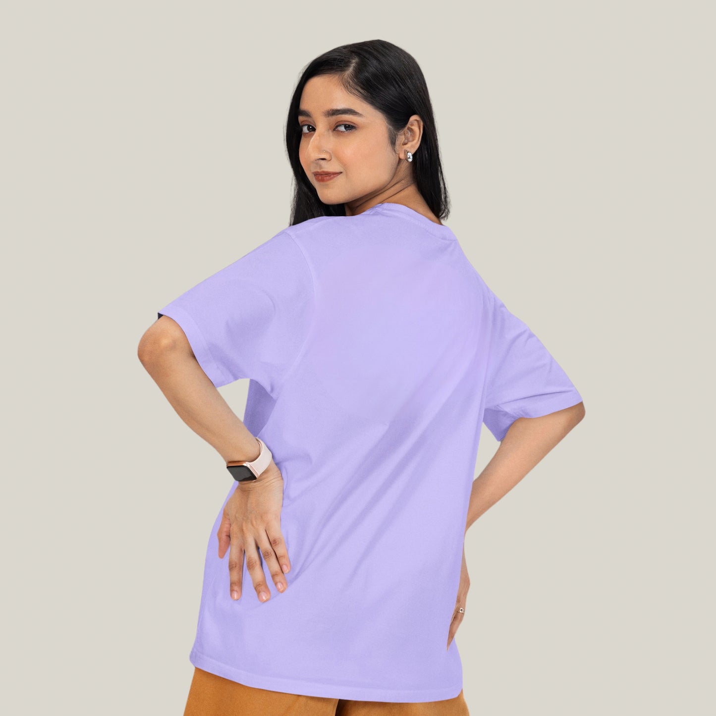 KEEP YOUR DISTANCE® Oversized T-shirt-Lavender